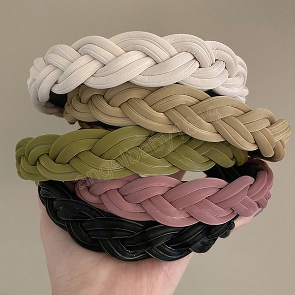 twist wide headbands for women candy color fishbone braids hairbands handmade retro head hoop hair styling headwear accessories, Slivery;white
twist wide headbands for women candy color fishbone braids hairbands handmade retro head hoop hair styling headwear accessories, Slivery;white