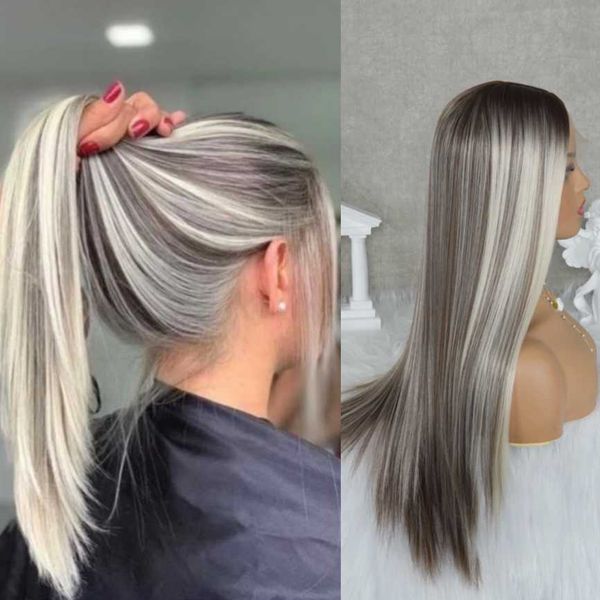 synthetic wigs halloween ash blonde wigs highlight synthetic glueless for women lace hairline ombre heat resistant fiber 230227, Black
synthetic wigs halloween ash blonde wigs highlight synthetic glueless for women lace hairline ombre heat resistant fiber 230227, Black