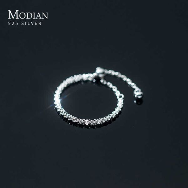 band rings modian 2021 new real 925 sterling silver dazzling cute adjustable chain finger rings for women wedding jewelry accessories anel g
band rings modian 2021 new real 925 sterling silver dazzling cute adjustable chain finger rings for women wedding jewelry accessories anel g