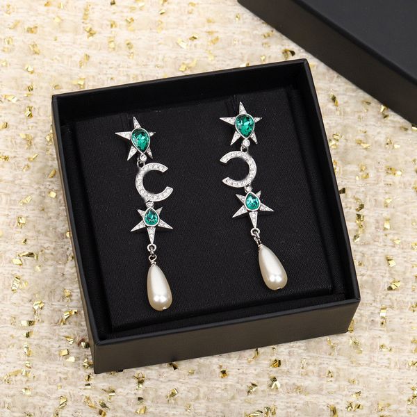 2023 luxury quality charm drop earring with green color and white diamond star shape nature shell beads have box stamp ps7711a, Golden
2023 luxury quality charm drop earring with green color and white diamond star shape nature shell beads have box stamp ps7711a, Golden
