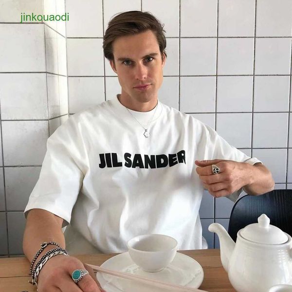 jill sanders short sleeve minimalist large letter youth relaxed t shirt casual cotton men's and women's fashion, White;black
jill sanders short sleeve minimalist large letter youth relaxed t shirt casual cotton men's and women's fashion, White;black