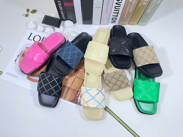 2023 designer slippers mens women embroidered canvas slides luxurys monograms jacquard slipper leather rubber canvas covered g platform sand, Black
2023 designer slippers mens women embroidered canvas slides luxurys monograms jacquard slipper leather rubber canvas covered g platform sand, Black