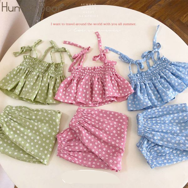 clothing sets humor bear summer girls' clothes floral camisole loose long trousers 2pcs casual kids 230327, White
clothing sets humor bear summer girls' clothes floral camisole loose long trousers 2pcs casual kids 230327, White
