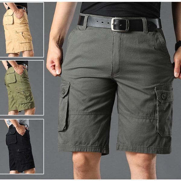 men's shorts men summer cargo shorts military tactical outdoor multi-pocket joggers shorts men casual cotton loose work pants men 23032, White;black
men's shorts men summer cargo shorts military tactical outdoor multi-pocket joggers shorts men casual cotton loose work pants men 23032, White;black