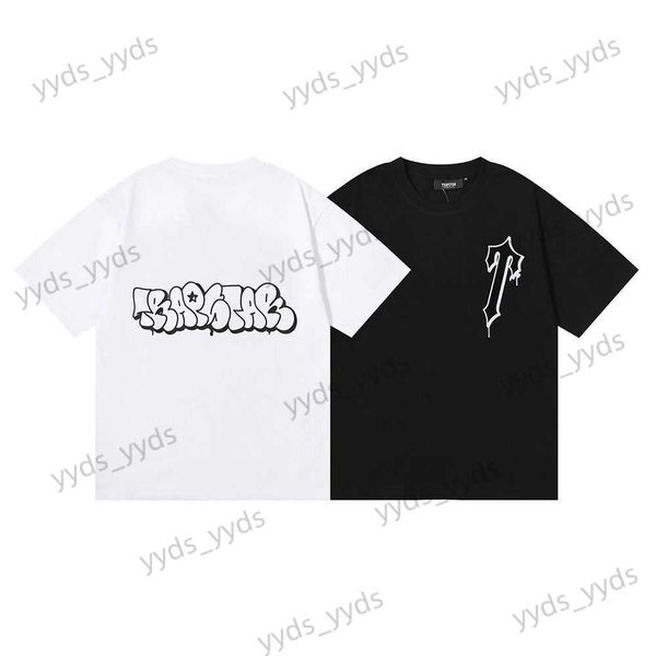 men's t-shirts small trapstar irregular letter print cotton double yarn loose short sleeve t-shirt for men and women t230327, White;black
men's t-shirts small trapstar irregular letter print cotton double yarn loose short sleeve t-shirt for men and women t230327, White;black