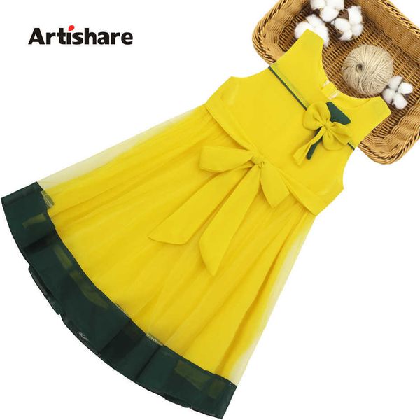 girl's dresses girl summer dress bow dress for girl sleeveless children mesh dresses teenage girls clothing 6 8 10 12 14 p230327, Red;yellow
girl's dresses girl summer dress bow dress for girl sleeveless children mesh dresses teenage girls clothing 6 8 10 12 14 p230327, Red;yellow