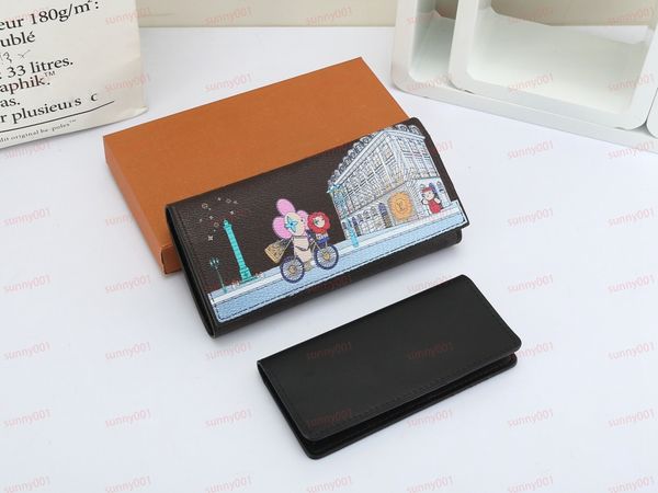 2 pcs long folding flap wallet designer passport clip fashion luxury print cartoon pattern wallets coin purses multi level card position, Red;black
2 pcs long folding flap wallet designer passport clip fashion luxury print cartoon pattern wallets coin purses multi level card position, Red;black