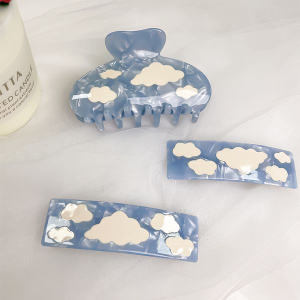 hair clips barrettes ins sky blue wholesale acetate hair claw clips sky clouds ponytail clamp 8.5cm exquisite hair accessories for women gir, Golden;silver
hair clips barrettes ins sky blue wholesale acetate hair claw clips sky clouds ponytail clamp 8.5cm exquisite hair accessories for women gir, Golden;silver