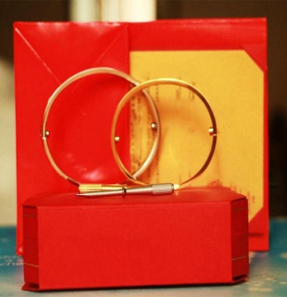 with box fashion design bangle bracelet women men 4cz titanium steel luxury bracelets for lover gold silver charm jewelry gift siz8964825, Black
with box fashion design bangle bracelet women men 4cz titanium steel luxury bracelets for lover gold silver charm jewelry gift siz8964825, Black