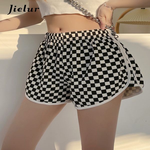 women's shorts jielur casual plaid shorts women summer korean style loose elastic waist joggers shorts fashion short pants female m-xl, White;black
women's shorts jielur casual plaid shorts women summer korean style loose elastic waist joggers shorts fashion short pants female m-xl, White;black