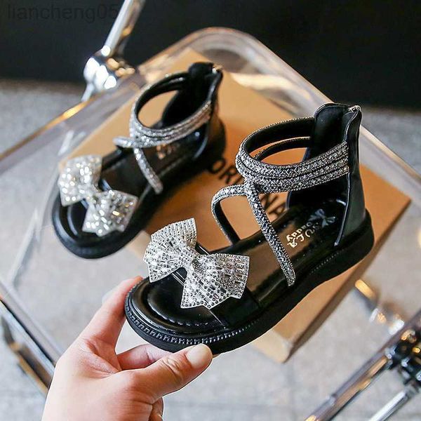 sandals girls' shiny cool rhinestone bowknot children's sandals 2023 summer open-toe versatile kids fashion back zipper casual sho, Black;red
sandals girls' shiny cool rhinestone bowknot children's sandals 2023 summer open-toe versatile kids fashion back zipper casual sho, Black;red