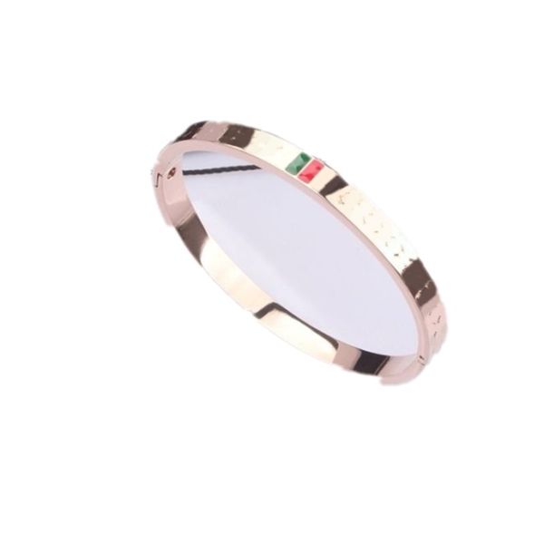 engrave green red stripes plated gold bracelet men slender letter jewelry woman friendship bangle designer bracelets for women classic no op, Black
engrave green red stripes plated gold bracelet men slender letter jewelry woman friendship bangle designer bracelets for women classic no op, Black