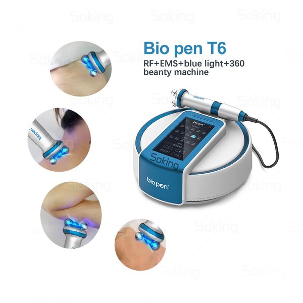 electric massage rf equipment skin tightening ems blue light micro current machine face tightening device bio pen t6 home use rf beauty inst
electric massage rf equipment skin tightening ems blue light micro current machine face tightening device bio pen t6 home use rf beauty inst