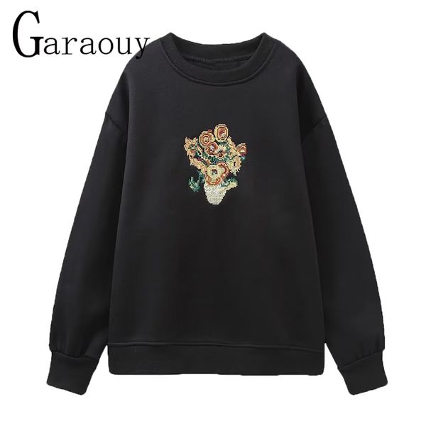 womens hoodies sweatshirts garaouy sunflower embroidery retro sweatshirt round neck long sleeve loose pullover couples sportshirt sudaderas, Black
womens hoodies sweatshirts garaouy sunflower embroidery retro sweatshirt round neck long sleeve loose pullover couples sportshirt sudaderas, Black