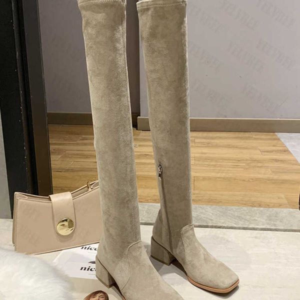 boots over-the-knee suede stretch chunky square toe long boots winter new warm mid heels women shoes fad motorcycle botas pumps 1228 1228, Black
boots over-the-knee suede stretch chunky square toe long boots winter new warm mid heels women shoes fad motorcycle botas pumps 1228 1228, Black
