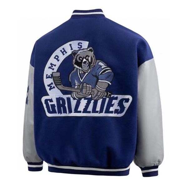 bear embroidery basketball jackets men long leather sleeve women designer jacket spring vintage 12 baseball womens coats, Black;brown
bear embroidery basketball jackets men long leather sleeve women designer jacket spring vintage 12 baseball womens coats, Black;brown