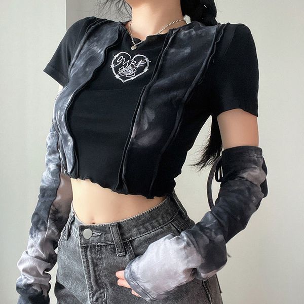 women's tshirt deeptown gothic harajuku women shirts fairy grunge y2k crop op vintage female streetwear fashion kpop egirl ie dye 23327, White
women's tshirt deeptown gothic harajuku women shirts fairy grunge y2k crop op vintage female streetwear fashion kpop egirl ie dye 23327, White