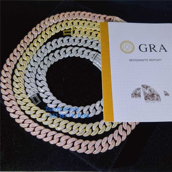 wholesale gra certified 15mm 18" 20" 22" 24" 925 sterling silver yellow rose gold vvs moissanite baguette diamond cuban
wholesale gra certified 15mm 18" 20" 22" 24" 925 sterling silver yellow rose gold vvs moissanite baguette diamond cuban