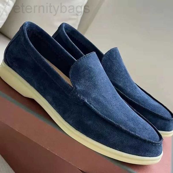 loro 23s designer suede shoes summer charms embellished walk suede loafers couple genuine mens womens leather casual slip flats men women fl, Black
loro 23s designer suede shoes summer charms embellished walk suede loafers couple genuine mens womens leather casual slip flats men women fl, Black