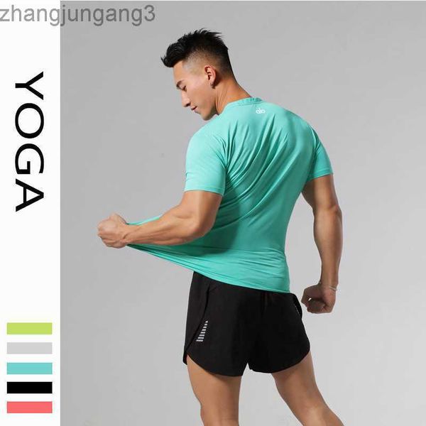 alos yoga yoga short sleeve new sports men's t-shirt breathable sweat wicking sports fitness training casual short sleeve, White;black
alos yoga yoga short sleeve new sports men's t-shirt breathable sweat wicking sports fitness training casual short sleeve, White;black