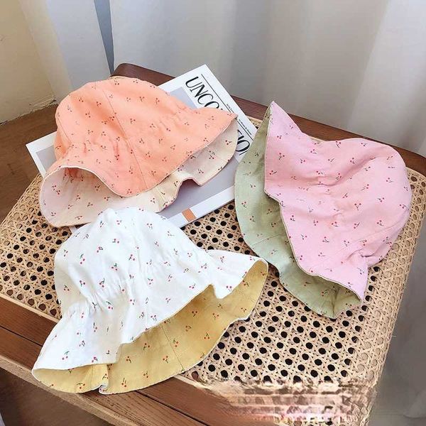 wide brim hats double-sided baby hat fruit print spring and summer children girls sun hat soft stretch outdoor fisherman hat beach basin hat, Blue;gray
wide brim hats double-sided baby hat fruit print spring and summer children girls sun hat soft stretch outdoor fisherman hat beach basin hat, Blue;gray
