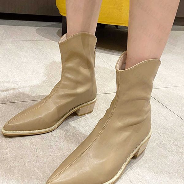 boots pointed chelsea ankle women boots chunky mid heels designer brand gladiator motorcycle botas winter pumps fashion women shoes 1202, Black
boots pointed chelsea ankle women boots chunky mid heels designer brand gladiator motorcycle botas winter pumps fashion women shoes 1202, Black
