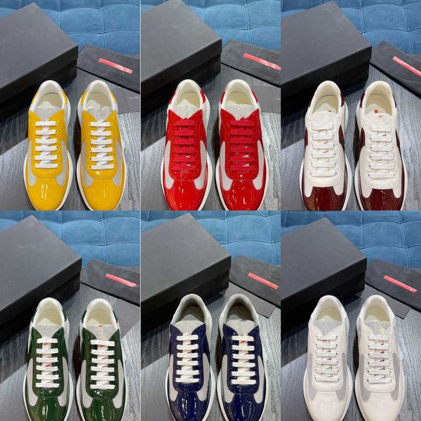 2023 sports designer americas cup sneakers shoes patent leather nylon luxury mens skateboard runner casual outdoor walking trainers eu38-47
2023 sports designer americas cup sneakers shoes patent leather nylon luxury mens skateboard runner casual outdoor walking trainers eu38-47