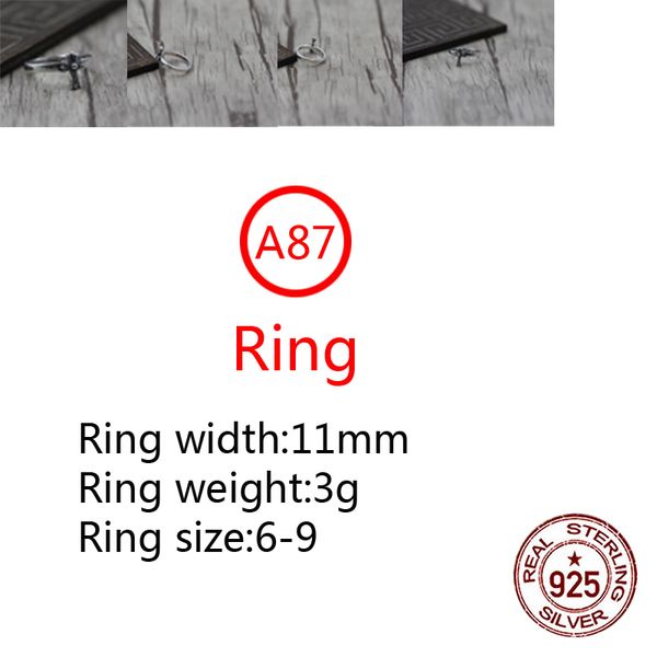 a87 s925 sterling silver ring fashion retro personality cross hip hop letter net red versatile punk style jewelry gift for lovers
a87 s925 sterling silver ring fashion retro personality cross hip hop letter net red versatile punk style jewelry gift for lovers