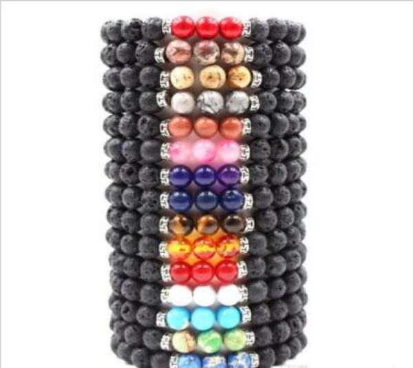 new bracele lava rock stone beads bracelet chakra charm natural stone essential oil diffuser beads chain forwomen men fashion craf8912401, Golden;silver
new bracele lava rock stone beads bracelet chakra charm natural stone essential oil diffuser beads chain forwomen men fashion craf8912401, Golden;silver