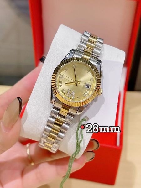 with original box wristwatches women watch lady size 28mm girl sapphire glass wristwatch automatic mechanical movement watches 66, Slivery;brown
with original box wristwatches women watch lady size 28mm girl sapphire glass wristwatch automatic mechanical movement watches 66, Slivery;brown