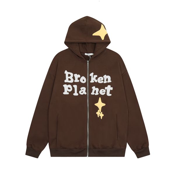men's hoodies sweatshirts broken planet letter foam print zipper hooded fleece hoodies for men high street oversized casual cardigan sw, Black
men's hoodies sweatshirts broken planet letter foam print zipper hooded fleece hoodies for men high street oversized casual cardigan sw, Black