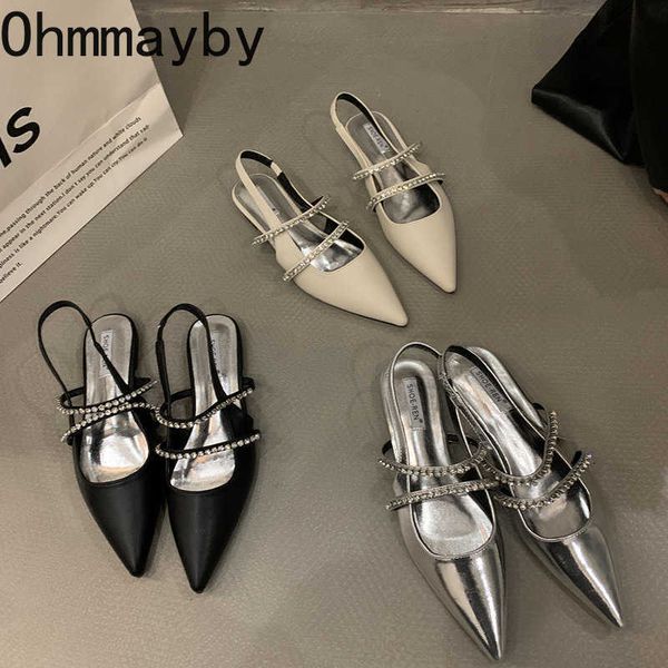 designer crystal sandals women fashion pointed toe slingback slip on mules ladies comfort flats heel dress sandals shoes 230327, Black
designer crystal sandals women fashion pointed toe slingback slip on mules ladies comfort flats heel dress sandals shoes 230327, Black