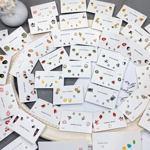 cartoon diamond s925 silver needle stud earrings for women animal flower student female earrings fresh fun earrings 3pcs/set wholesale price, Golden;silver
cartoon diamond s925 silver needle stud earrings for women animal flower student female earrings fresh fun earrings 3pcs/set wholesale price, Golden;silver