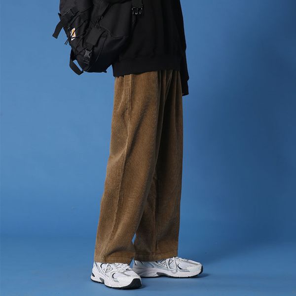 men's pants autumn/winter corduroy pants men's fashion casual pants men streetwear loose hip-hop straight wide-leg pants mens trou, Black
men's pants autumn/winter corduroy pants men's fashion casual pants men streetwear loose hip-hop straight wide-leg pants mens trou, Black