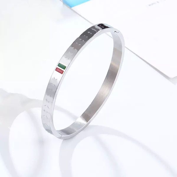 girl designer bracelets for women mens luxury bracelet homme double g personality accessories stripes alloy jewelry plated silver bracelet l, Black
girl designer bracelets for women mens luxury bracelet homme double g personality accessories stripes alloy jewelry plated silver bracelet l, Black