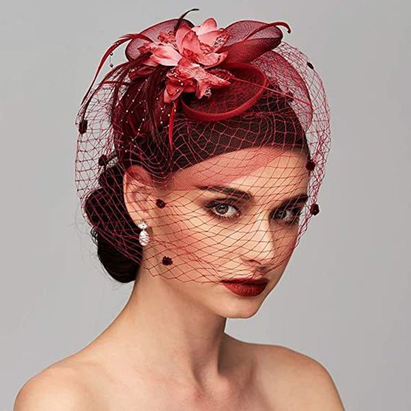 luxury wedding hats dress birdcage veils flowers feather birdcage veil bridal wedding bridal accessories cap veil hat, White
luxury wedding hats dress birdcage veils flowers feather birdcage veil bridal wedding bridal accessories cap veil hat, White