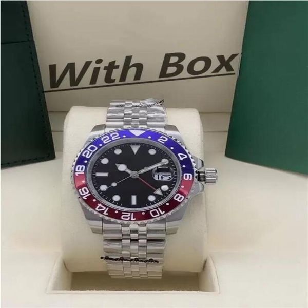 with box papers mens watches 40mm wristwatch blue black ceramic bezel stainless steel watch automatic movement optional waterproof274u, Slivery;brown
with box papers mens watches 40mm wristwatch blue black ceramic bezel stainless steel watch automatic movement optional waterproof274u, Slivery;brown