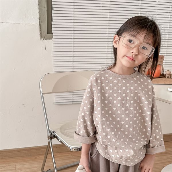 t-shirts fashion dot print children long sleeve t shirts cotton girls casual loose baby bottoming shirts boys t shirts 230327, Blue
t-shirts fashion dot print children long sleeve t shirts cotton girls casual loose baby bottoming shirts boys t shirts 230327, Blue
