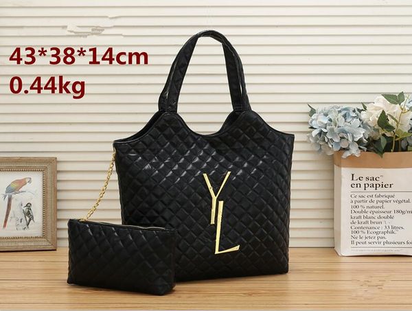 

fashion shopping bags luxury bag leather check women handbag designer shoulder tote large beach bag luxurys travel crossbody purses designer