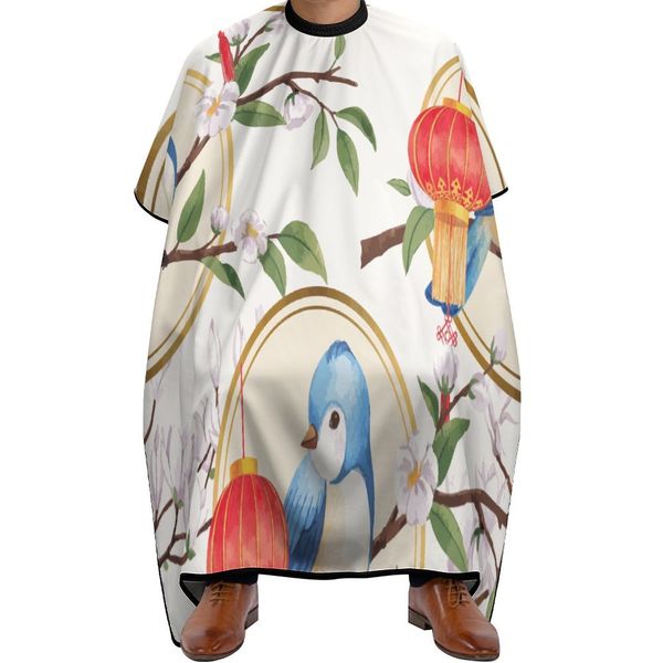 professional barber cape polyester hair cutting salon cape water stain resistant apron cutting hair chinese wind, lanterns, birds
professional barber cape polyester hair cutting salon cape water stain resistant apron cutting hair chinese wind, lanterns, birds