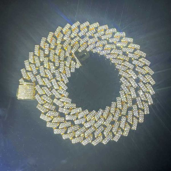 factory direct 14mm 2rows hip hop micro paved iced out gold plated silver moissanite cuban link chain
factory direct 14mm 2rows hip hop micro paved iced out gold plated silver moissanite cuban link chain