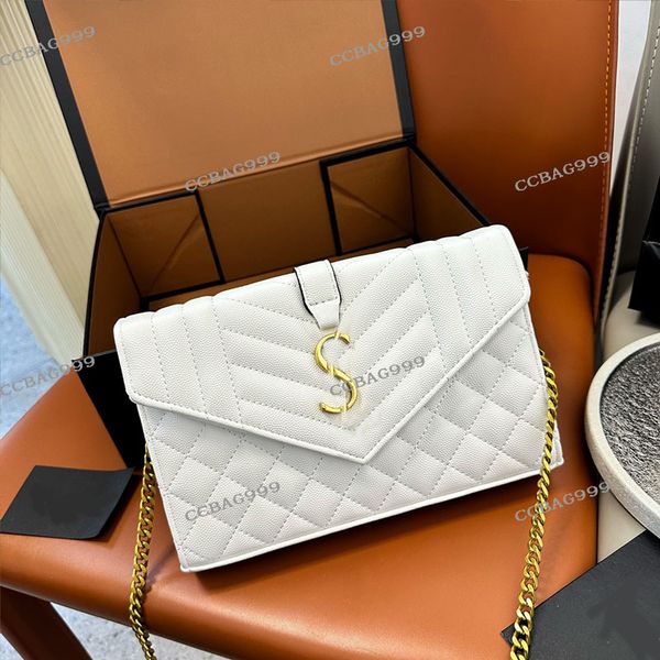 womens caviar leather envelop bags designer bag v-shaped stitch gold/silver/black metal hardware chain strap crossbody shoulder handbags mul
womens caviar leather envelop bags designer bag v-shaped stitch gold/silver/black metal hardware chain strap crossbody shoulder handbags mul