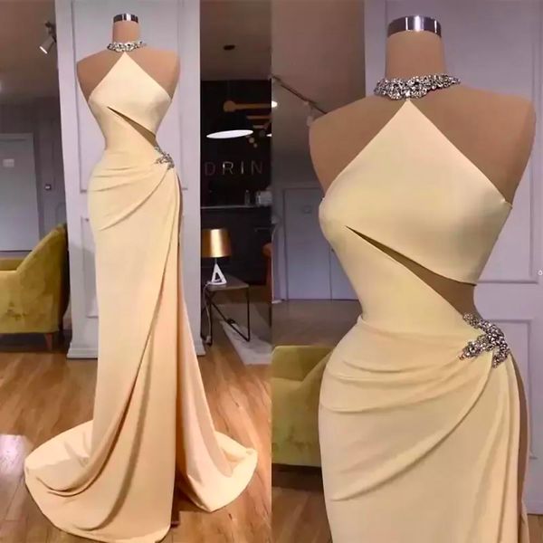 prom party gown pleat evening dresses formal trumpet mermaid high neck sleeveless elastic satin crystal beaded thigh-high slits plus size ne, Black
prom party gown pleat evening dresses formal trumpet mermaid high neck sleeveless elastic satin crystal beaded thigh-high slits plus size ne, Black