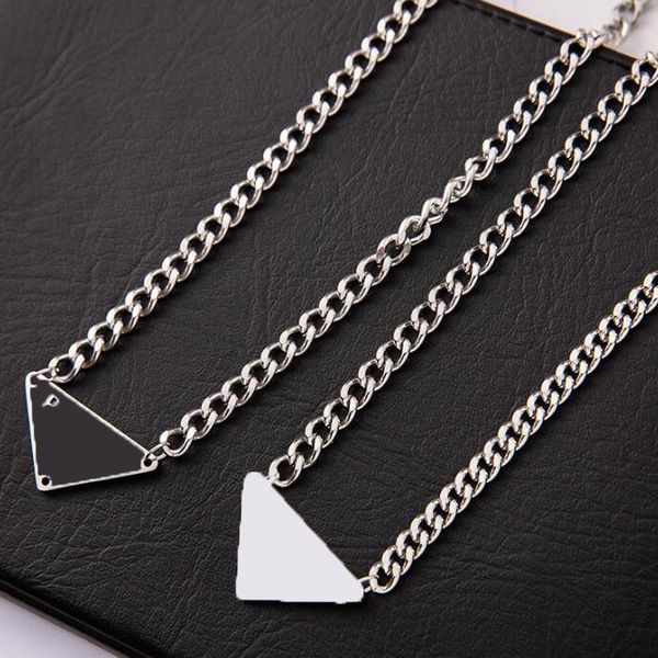 23ss black white 2color triangle letter pendant necklace luxury brand designer statement jewelry titanium steel necklaces chain men women gi, Silver
23ss black white 2color triangle letter pendant necklace luxury brand designer statement jewelry titanium steel necklaces chain men women gi, Silver
