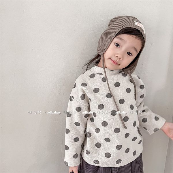 t-shirts winter children long sleeve bottoming shirts fashion dot print girls warm t shirts baby double faced velvet sweatshirts 230327, Blue
t-shirts winter children long sleeve bottoming shirts fashion dot print girls warm t shirts baby double faced velvet sweatshirts 230327, Blue