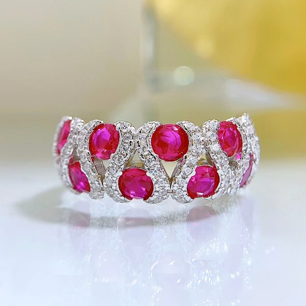 2022 heart ruby diamond ring 100% real 925 sterling silver party wedding band rings for women bridal promise engagement jewelry, Slivery;golden
2022 heart ruby diamond ring 100% real 925 sterling silver party wedding band rings for women bridal promise engagement jewelry, Slivery;golden