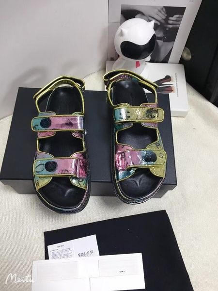 23 summer designer ladies sandals - shiny mixed colors fashionable sandals suitable for summer wear black sandals complete size fashionable
23 summer designer ladies sandals - shiny mixed colors fashionable sandals suitable for summer wear black sandals complete size fashionable