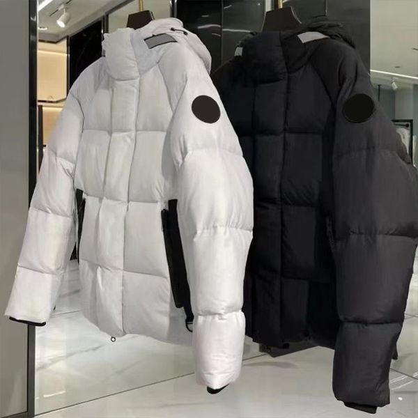 new men's plus size outerwear junction black label reflective goose down jacket men's and women's same style couple cda short, Black;brown
new men's plus size outerwear junction black label reflective goose down jacket men's and women's same style couple cda short, Black;brown