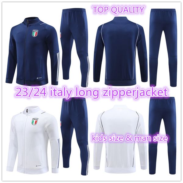 23 24 tracksuit kids long zipper jacket survetement jackets training suit soccer 2023 2024 man child football62, White;black
23 24 tracksuit kids long zipper jacket survetement jackets training suit soccer 2023 2024 man child football62, White;black