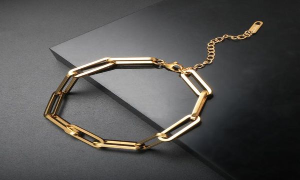 link chain zmfashion paperclip cuban bracelet for women men stainless steel rectangle link bracelets anklet jewelry whole gif9690291, Black
link chain zmfashion paperclip cuban bracelet for women men stainless steel rectangle link bracelets anklet jewelry whole gif9690291, Black